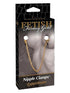 Fetish Fantasy Gold Chain Nipple Clamps Gold